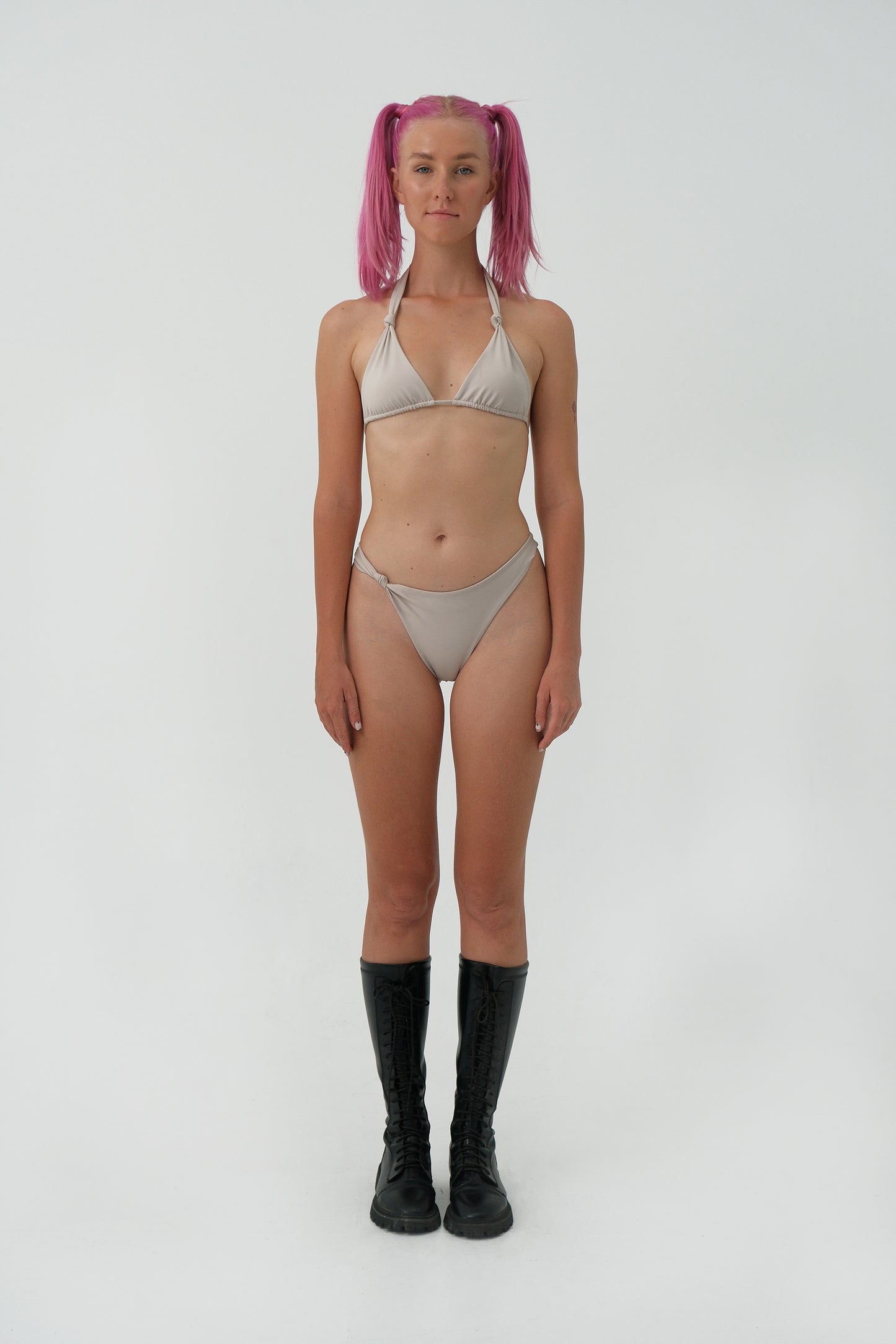 Tie set | Cold beige color